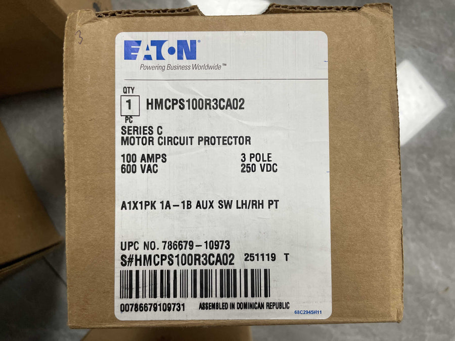 Eaton HMCPS100R3CA02 HMCP Motor Circuit Protector product photo