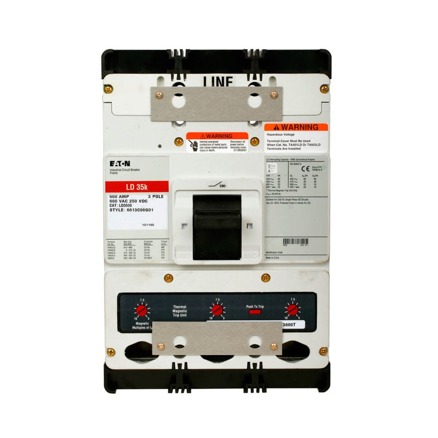 Eaton HLD3500 Molded Case Circuit Breaker product photo