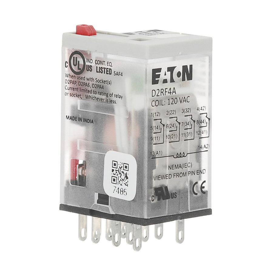 Eaton D2RF4A General-Purpose Plug-In Relay product photo