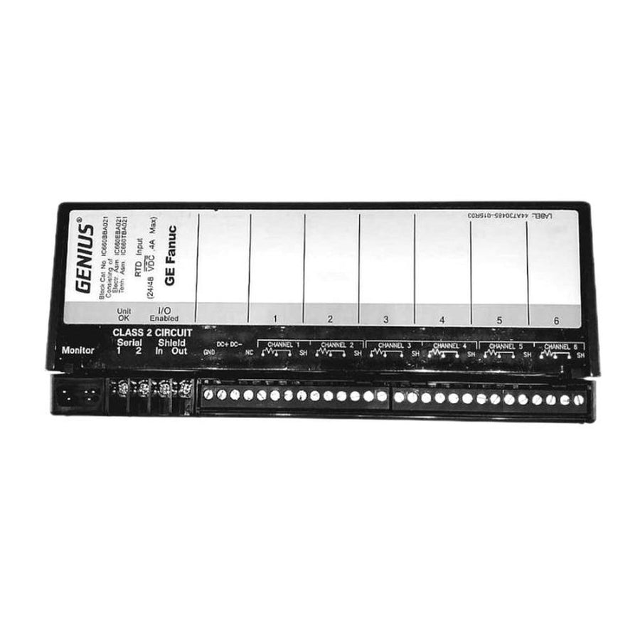 GE IC660BBA021 I/O Module product photo