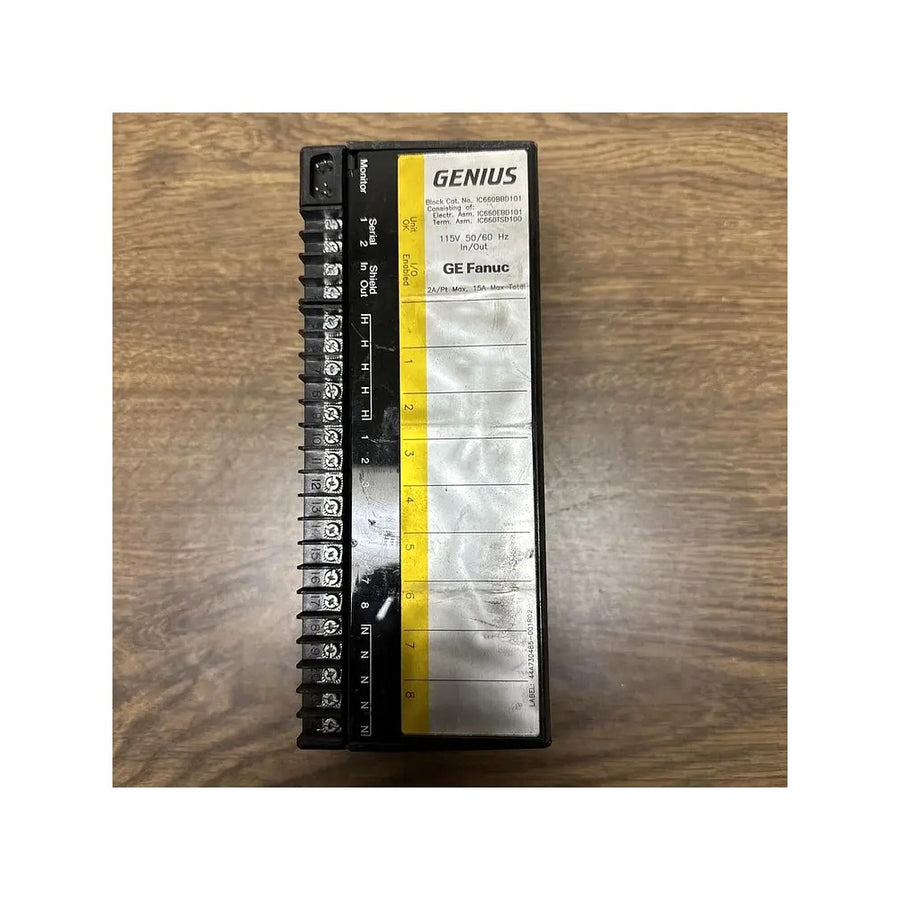 GE IC660BBD101 Genius I/O Block product photo