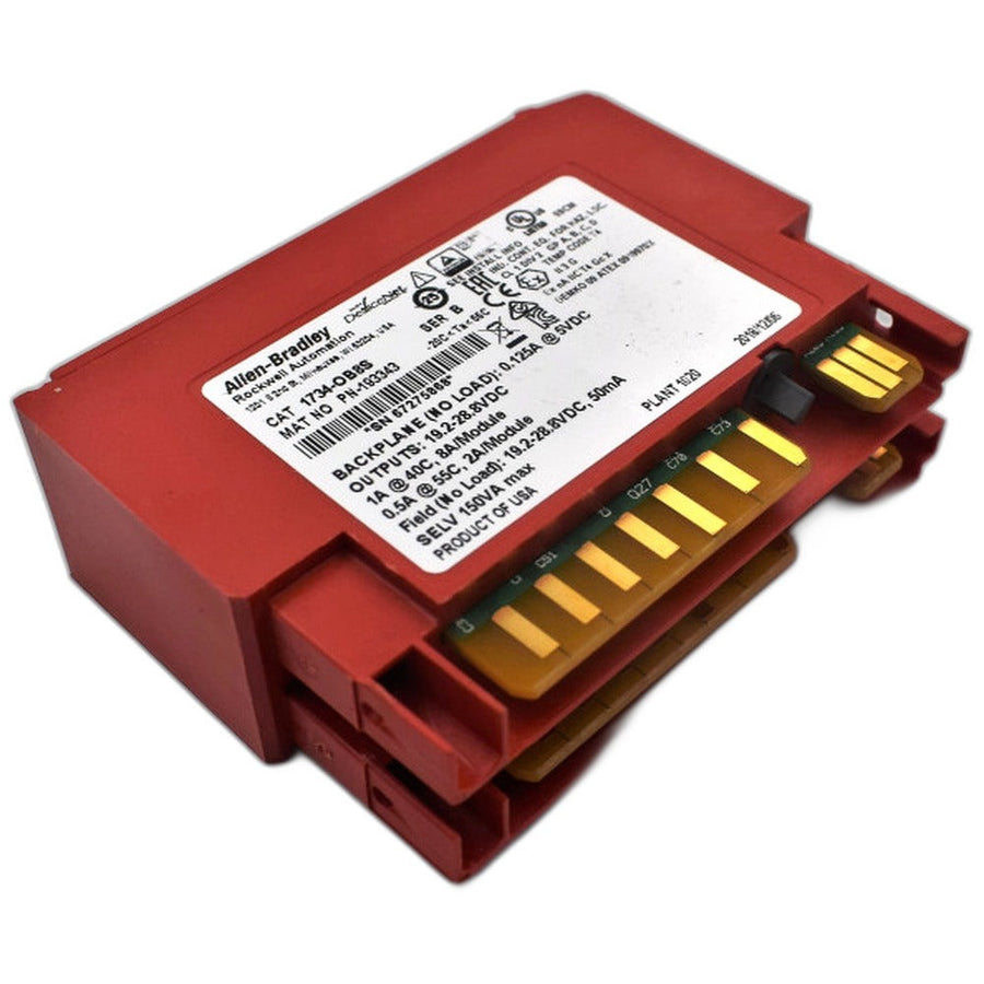 1734-OB8S – Allen-Bradley POINT Guard I/O Safety I/O Module, 8-point safety source output