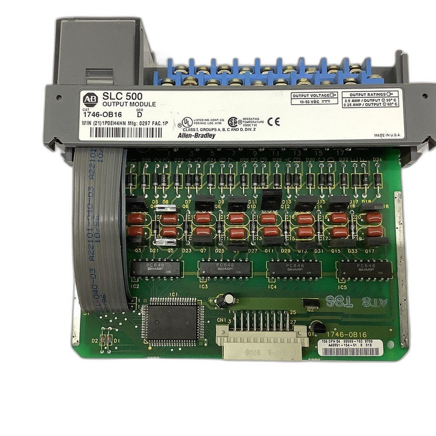 1746-OB16 Allen-Bradley 数字量输出模块 16-point 24V DC source output, 0.5 A per point