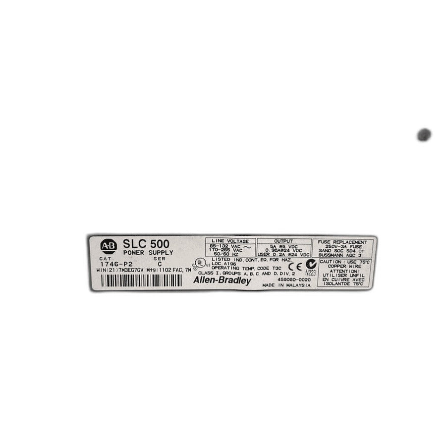 1746-P2 Allen-Bradley Alimentation AC input power supply, 5 A @ 5V DC