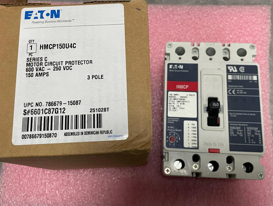 Eaton HMCP150U4C HMCP Motor Circuit Protector product photo