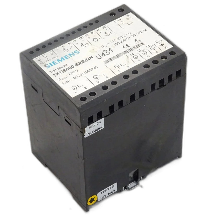 Siemens 7KG6000-8AB-LL I/O Module product photo
