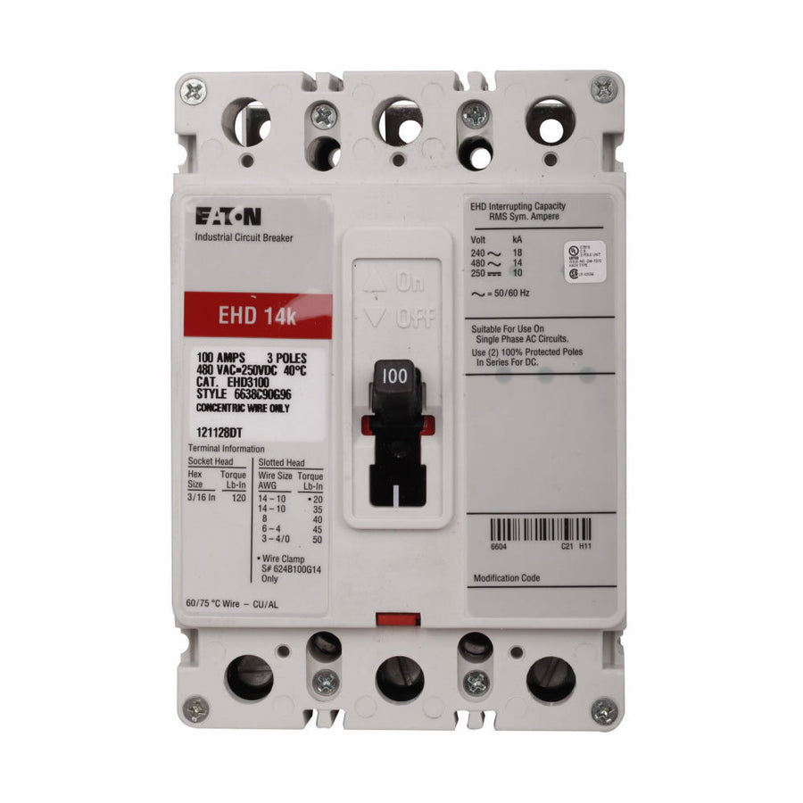 Eaton EHD3020 Molded Case Circuit Breaker product photo