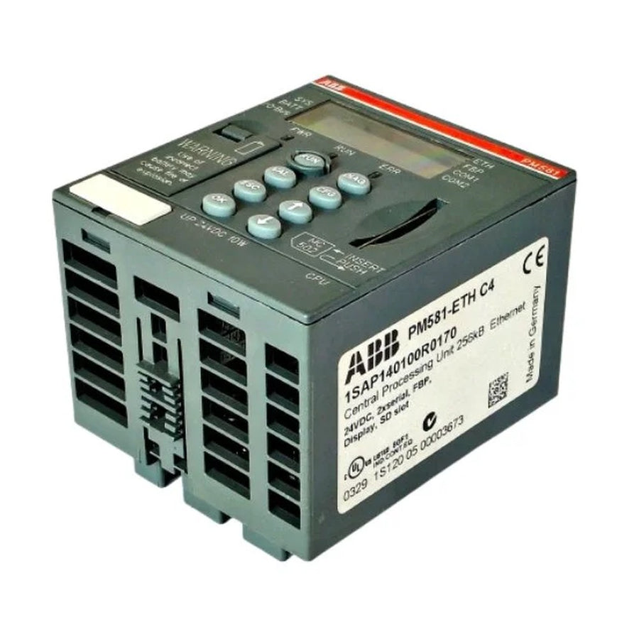 ABB PM581-ETH-B2-C1-C3-C0-1SAP140100R0170 PLC Controller product photo